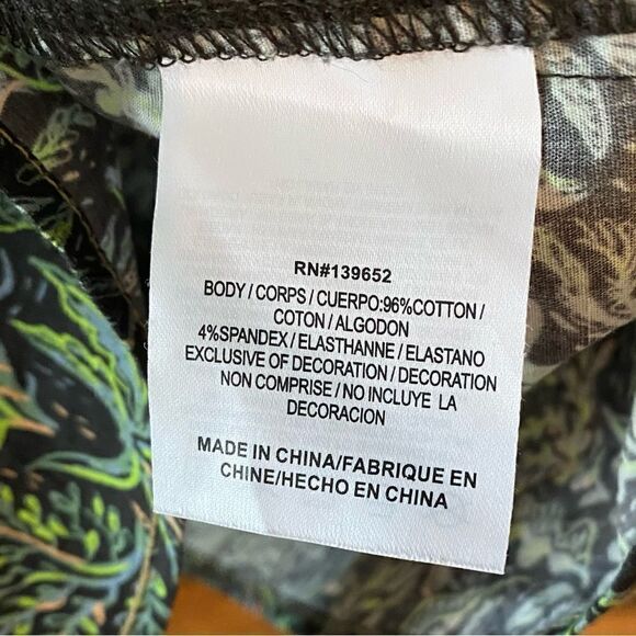 SURFSIDE SUPPLY Sz 3XB Green Surf Beach Cotton Short Sleeve Button Down Shirt - Picture 6 of 9